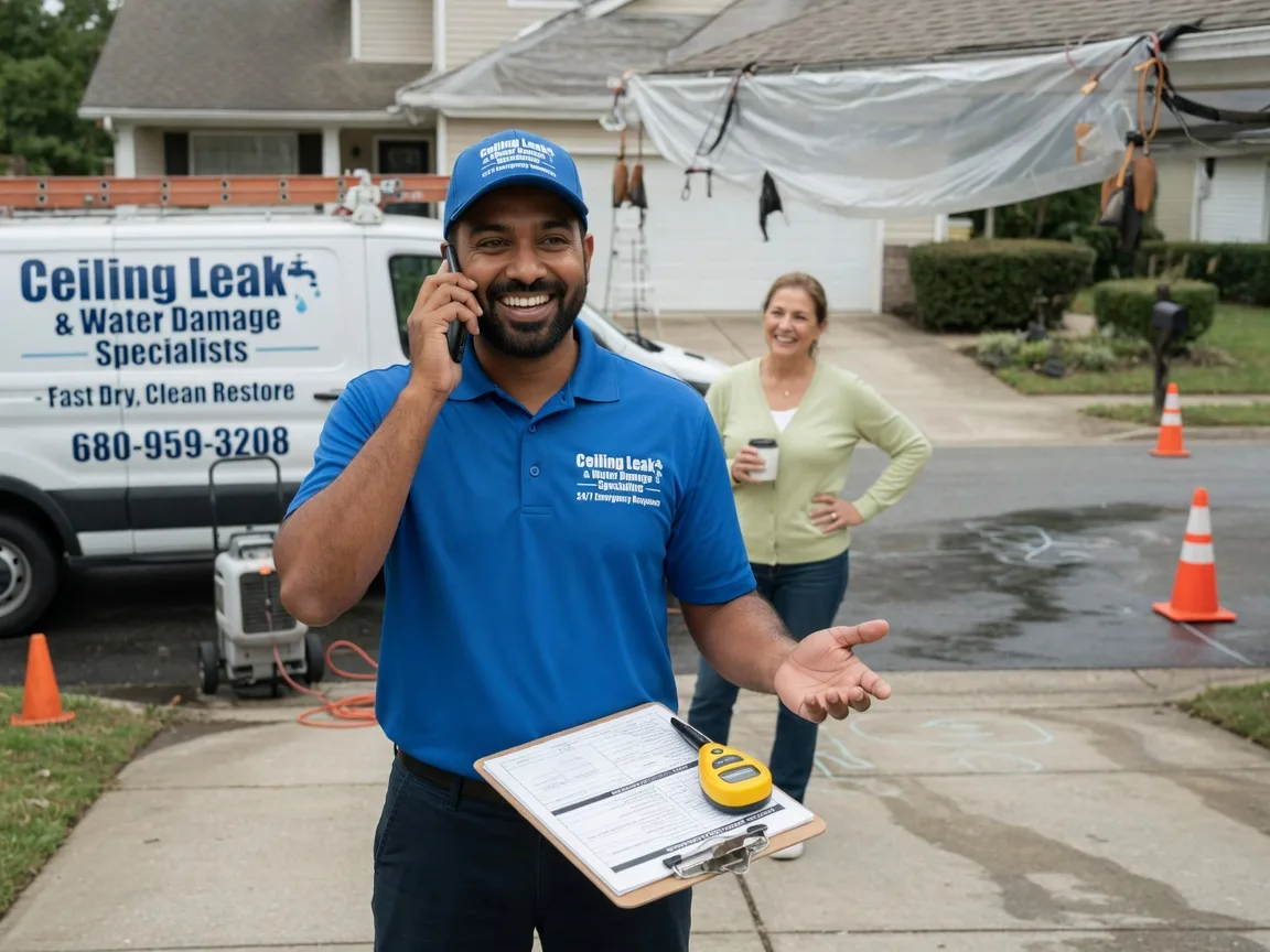 Ceiling Leak Cleanup Evening Shade, AR FAQs